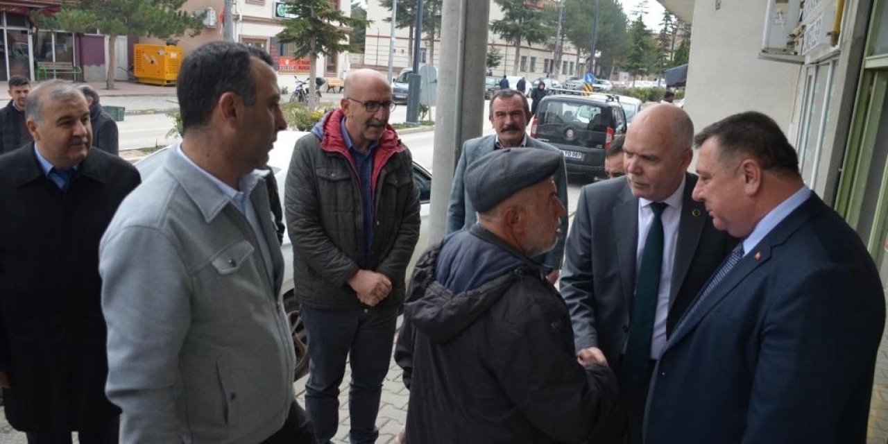 Mhp’den Beylikova Belediye Başkanı Özkan Alp’e Ziyaret