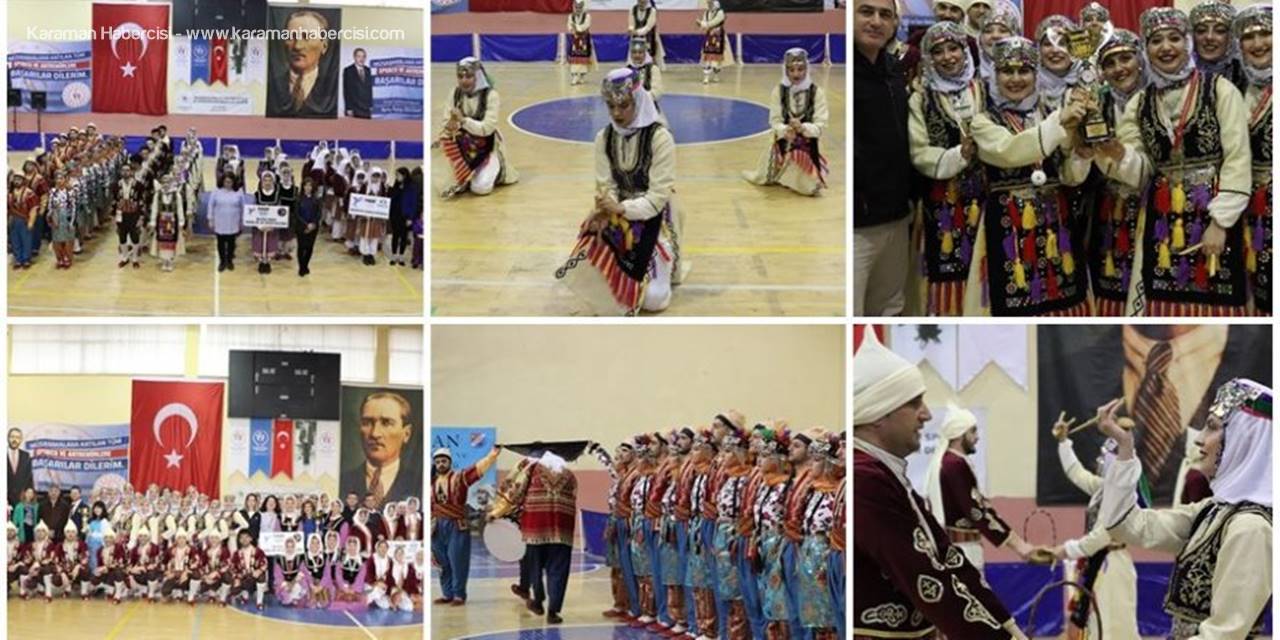 Karaman Halk Oyunları Yarışmaları İle Şenlendi