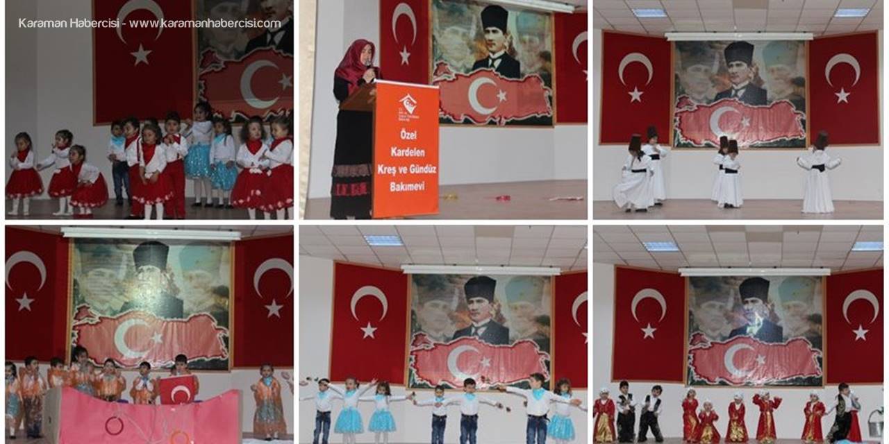 Karaman Özel Kardelen Kreş ve Gündüz Bakımevinde Çanakkale Zaferi Etkinliği