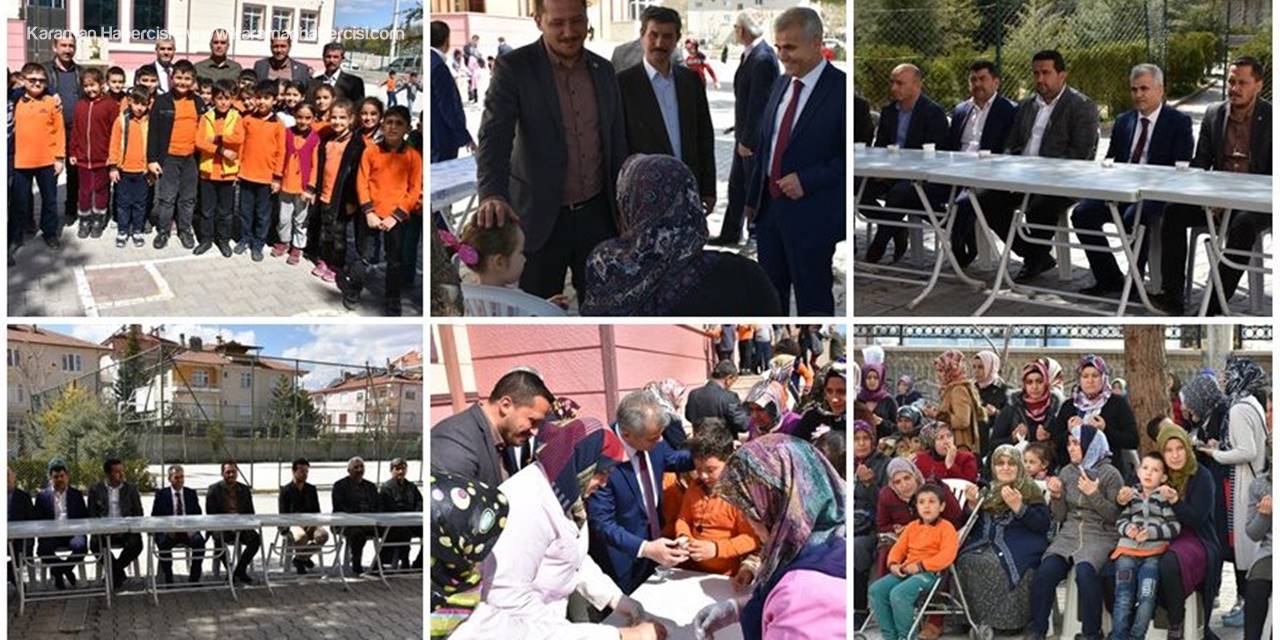 Karaman Kale İlkokulunda Şehitler İçin Lokma Dağıtıldı
