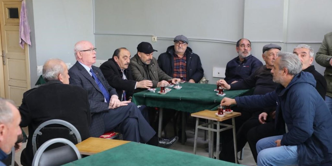 Başkan Kazım Kurt 71 Evler Mahallesinde Esnafı Ziyaret Etti