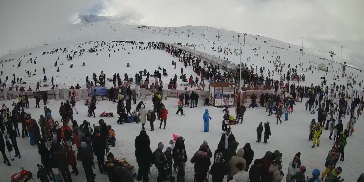 Erciyes Hafta Sonu 123 Bin Kişiyi Ağırladı
