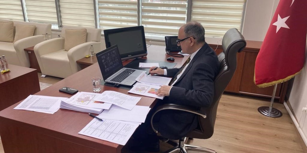 Kaymakamlar Toplantısı Vali Özkan Başkanlığında Yapıldı