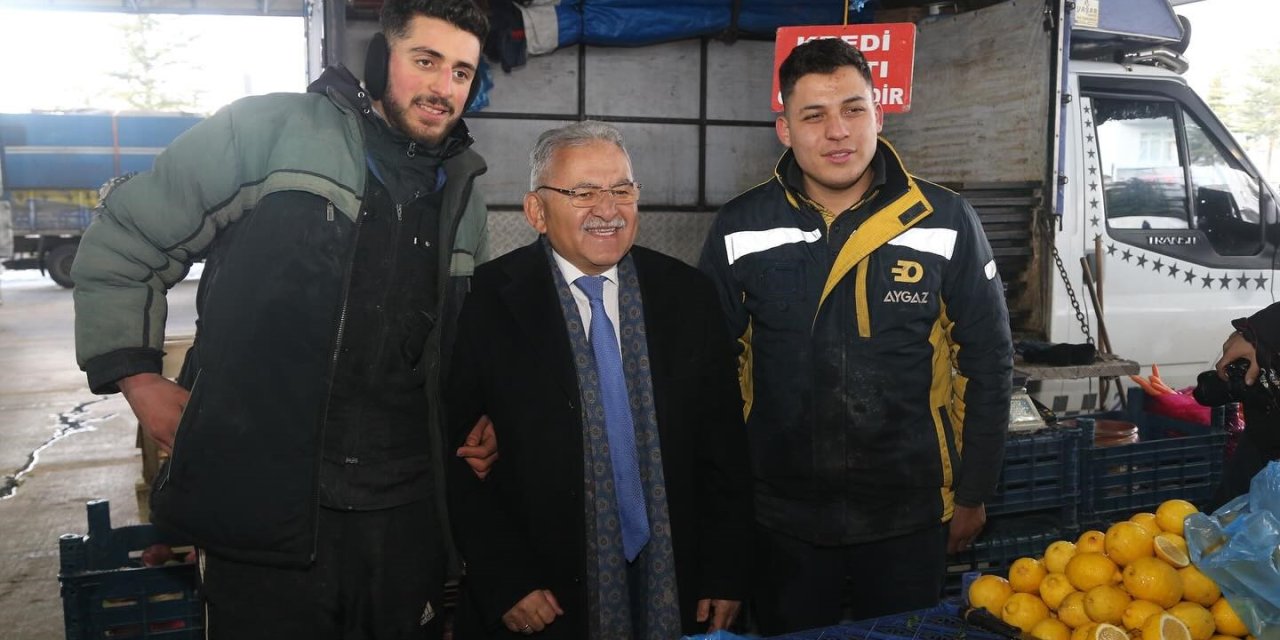 Büyükkılıç’tan Pazar Yerine Ziyaret