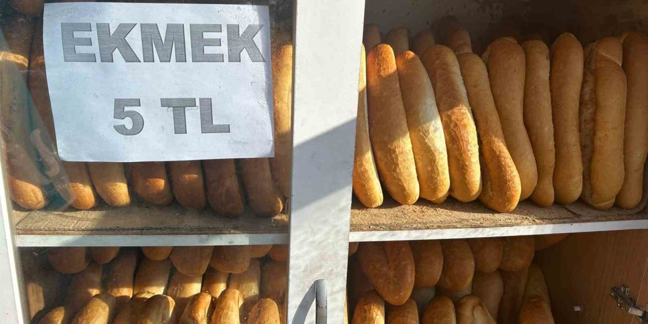 Tomarza’da Ekmek 5 Tl’ye Düştü