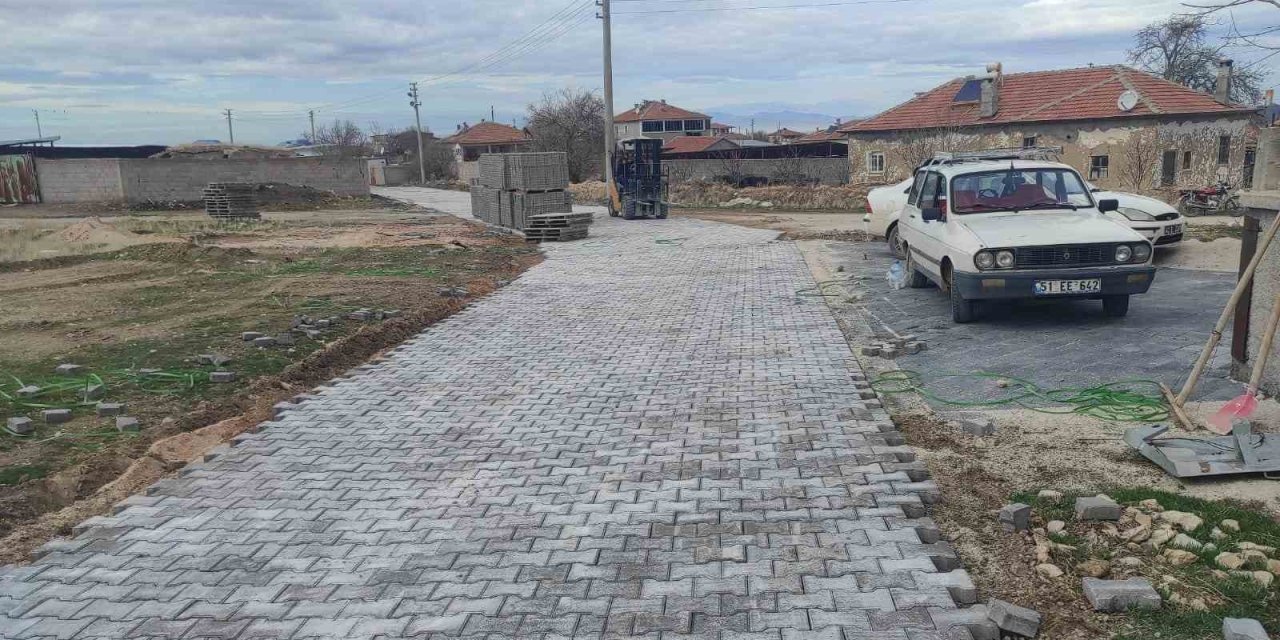 Ereğli Belediyesi Kilitli Parke Yol Çalışması Gerçekleştirdi