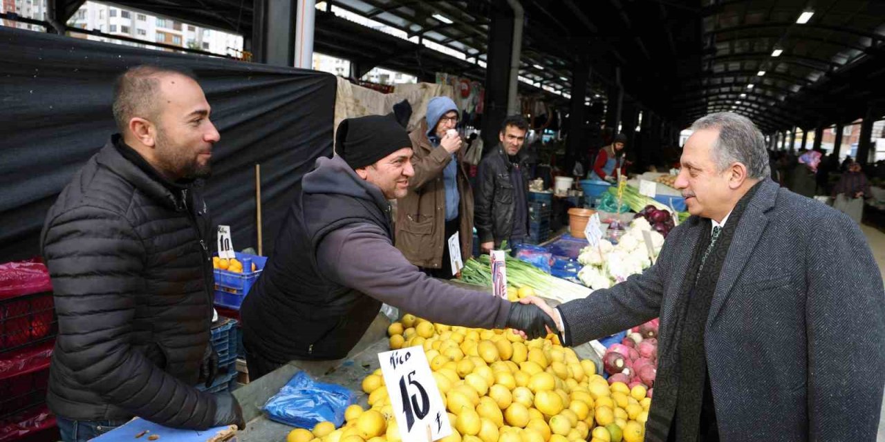 Başkan Yalçın’a İlgi Yoğun