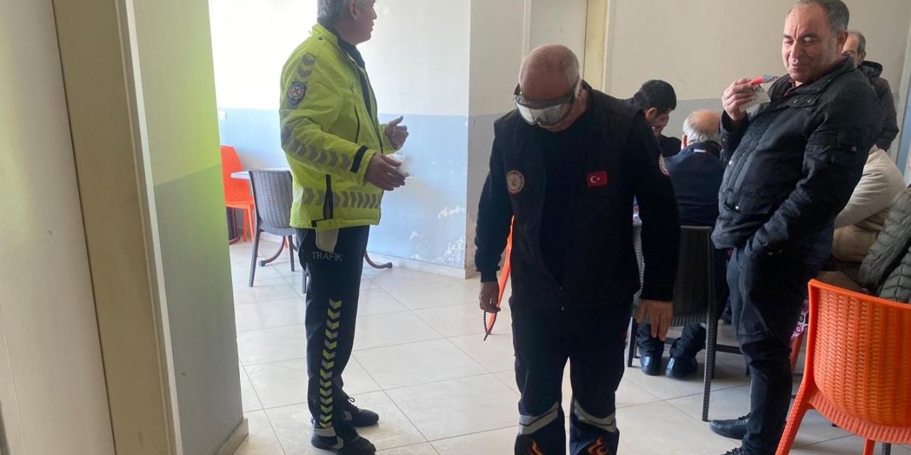 Alkol Gözlüğü İle Alkollü Araç Kullanmanın Tehlikesine Dikkat Çekildi