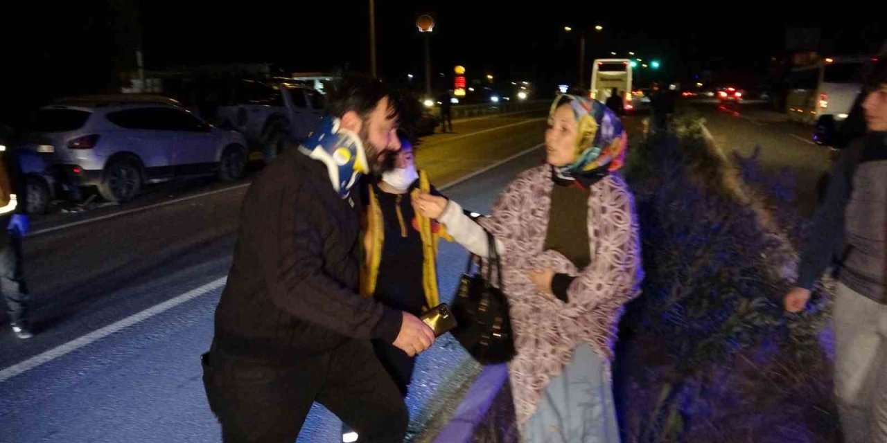 Manavgat’ta 7 Araçlı Zincirleme Kazada 3 Yaralı