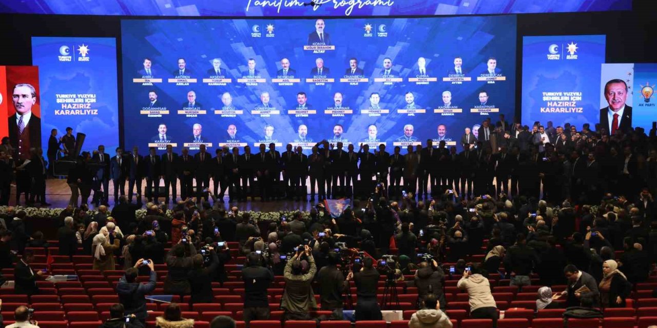 Cumhur İttifakı’nın Konya İlçe Belediye Başkan Adayları Tanıtıldı