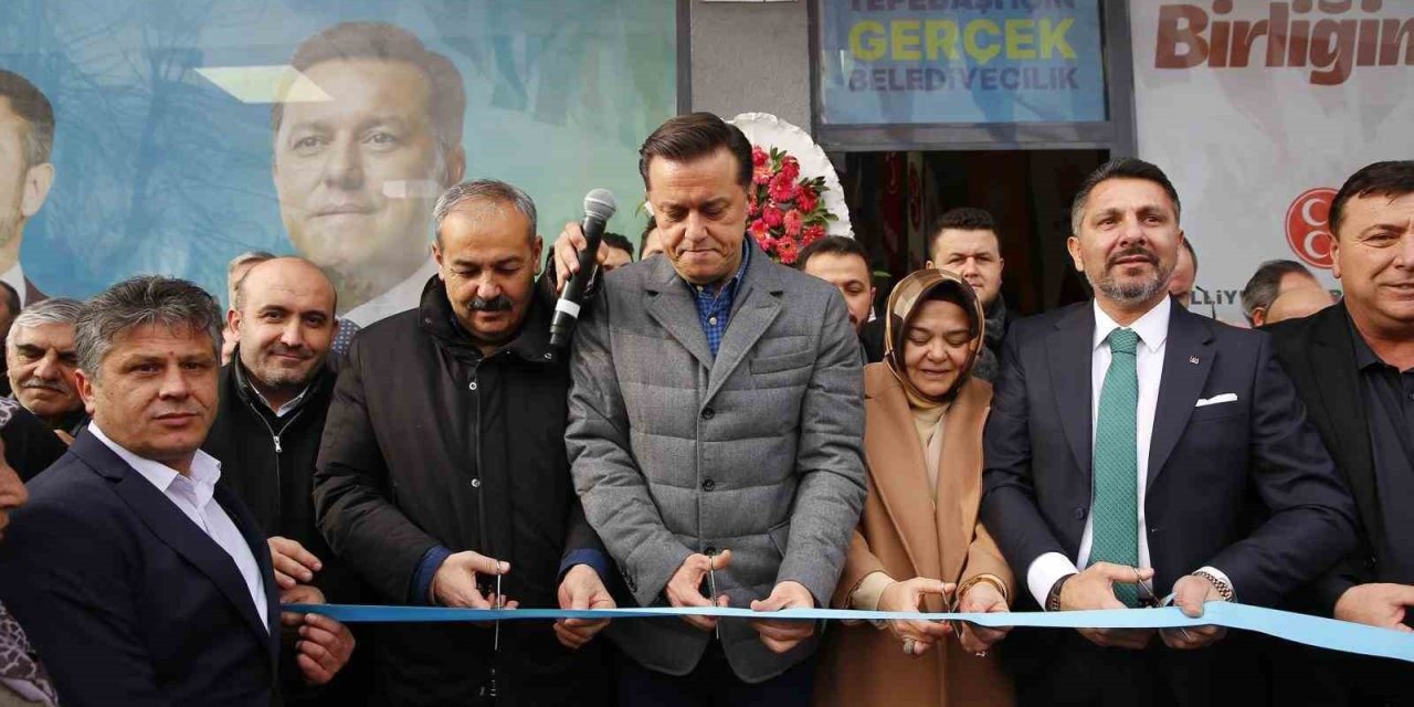 Hatipoğlu 2’nci Seçim İrtibat Bürosu Açılışında Bando İle Karşılandı