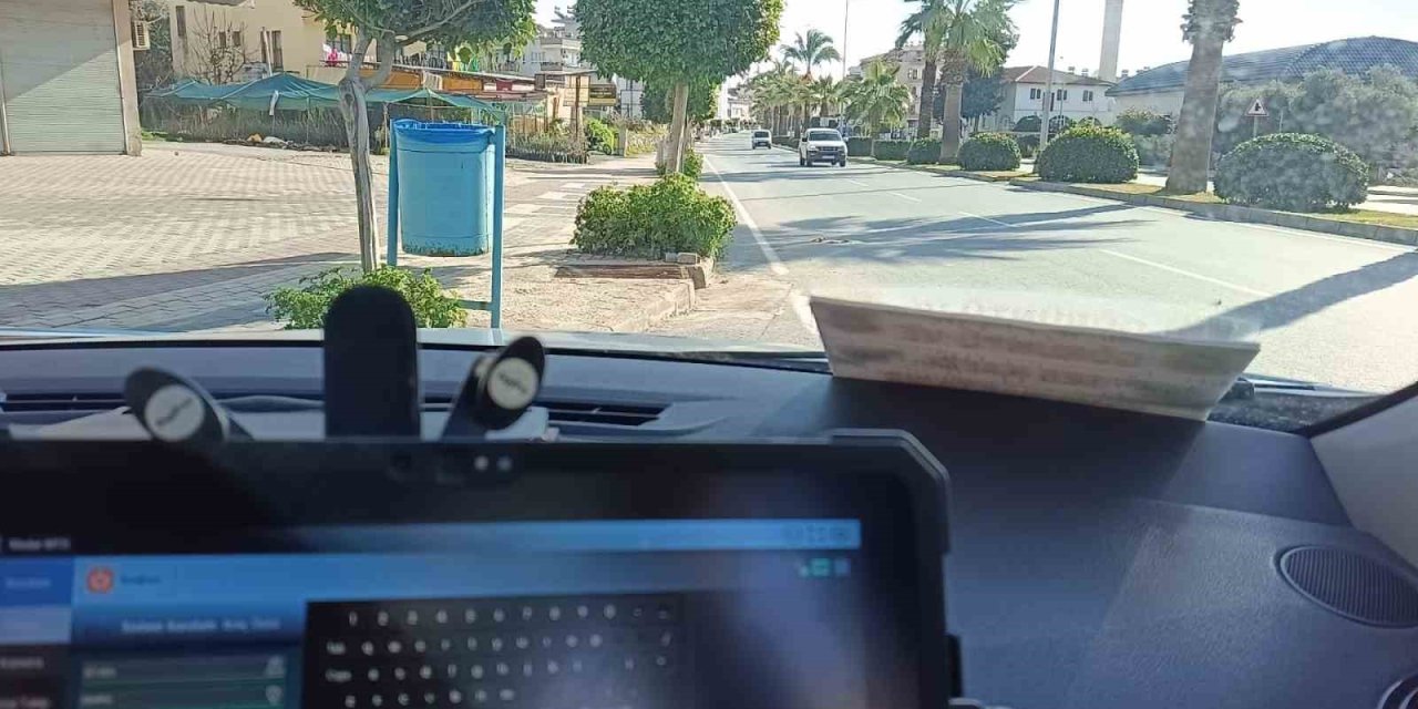 Alanya’da Jandarmadan Radarlı Trafik Denetimi