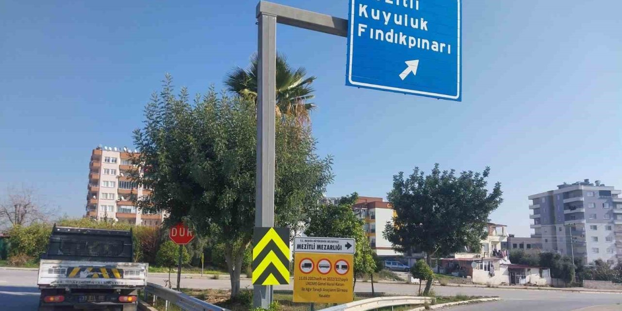 Mersin’de Ağır Tonajlı Araçların Güzergahları İşaretlendi