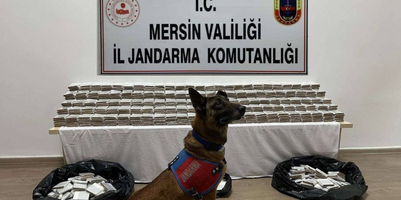 Mersin’de 61 Bin 700 Adet Kaçak Makaron Ele Geçirildi