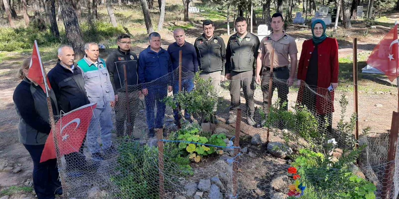 Depremde Enkaz Altında Kalarak Hayatını Kaybeden Şube Müdürü Ve Kızı Mezarı Başında Anıldı