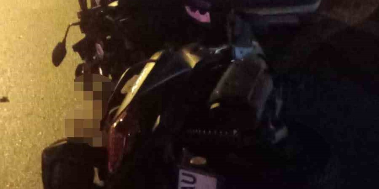 Alkollü Motosiklet Sürücüsü Trafik Kazasında Ağır Yaralandı