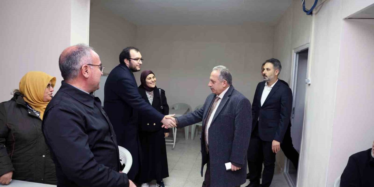 Başkan Yalçın Akşam Oturmasında