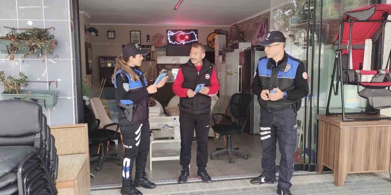 Alanya’da İkinci El Eşya Satıcılarına ‘suç Eşyasını Satın Alma’ Bilgilendirmesi