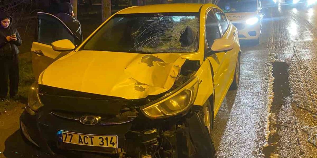 Konya’da Otomobilin Çarpığı Yaya Yaralandı