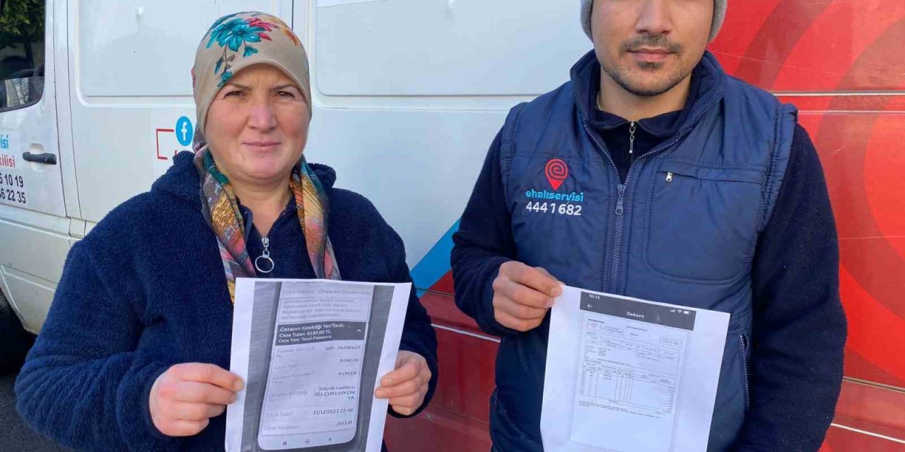 Tamire Bıraktıkları Araca Gelen Trafik Cezasıyla Şoke Oldular