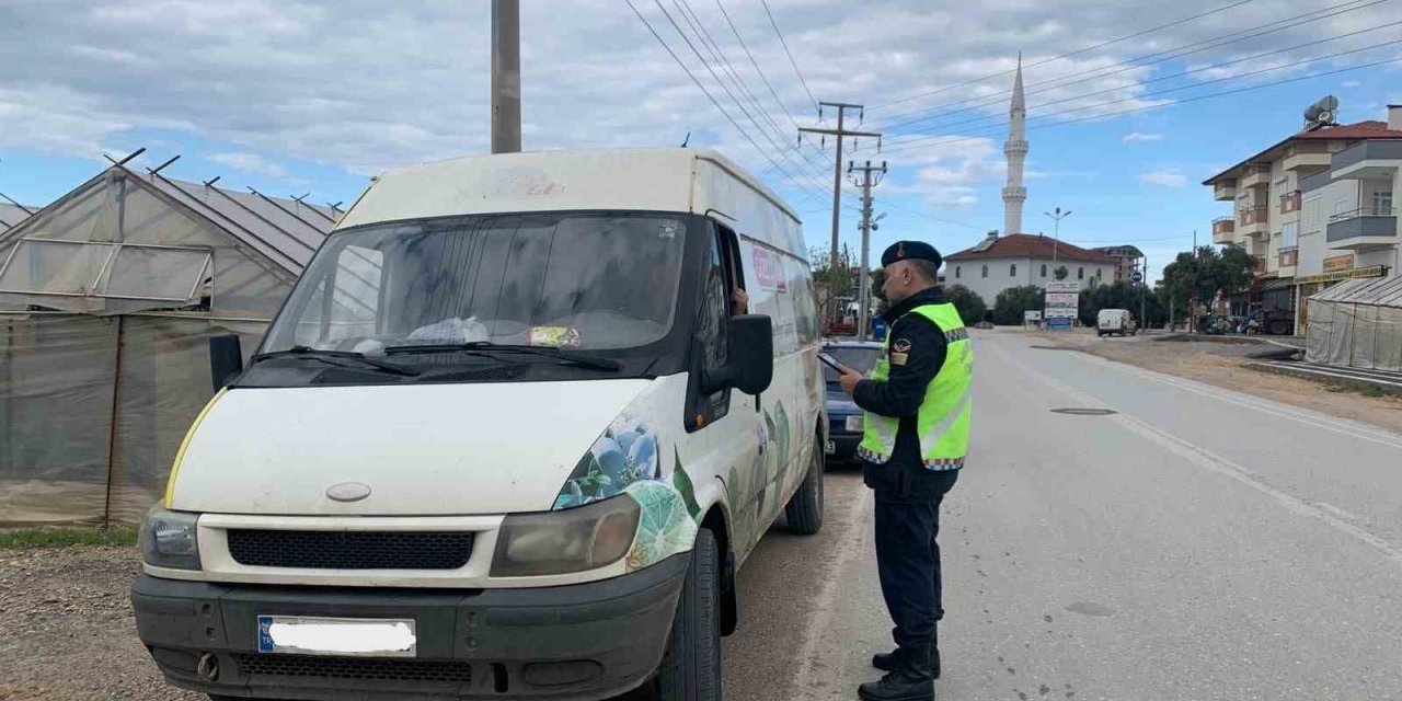 Alanya’da 17 Araç Trafikten Men Edildi
