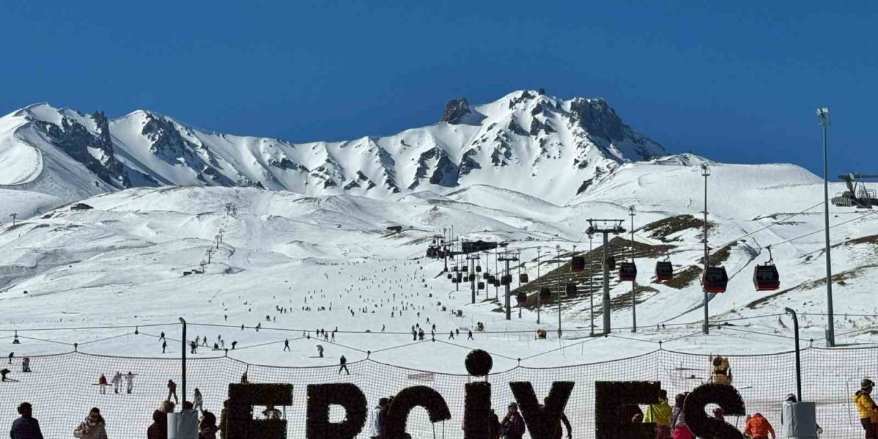 Erciyes Hafta Sonu 125 Bin Turist Ağırladı