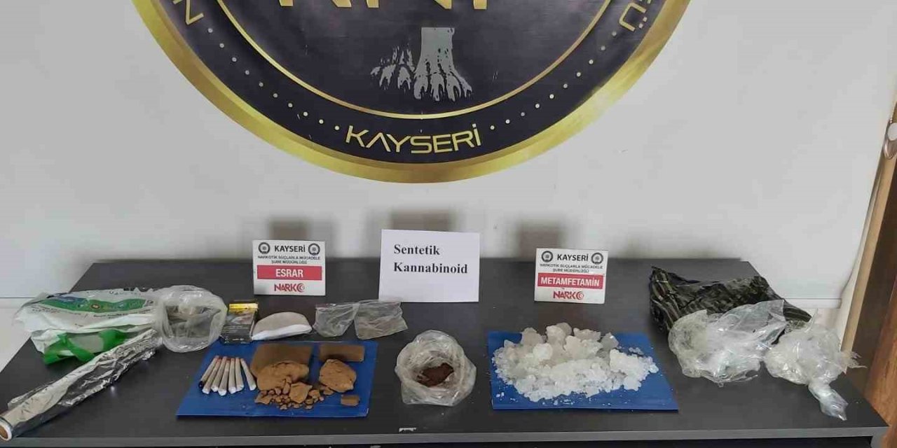 Kayseri’de 1 Kilo 385 Gram Uyuşturucu Ele Geçirildi