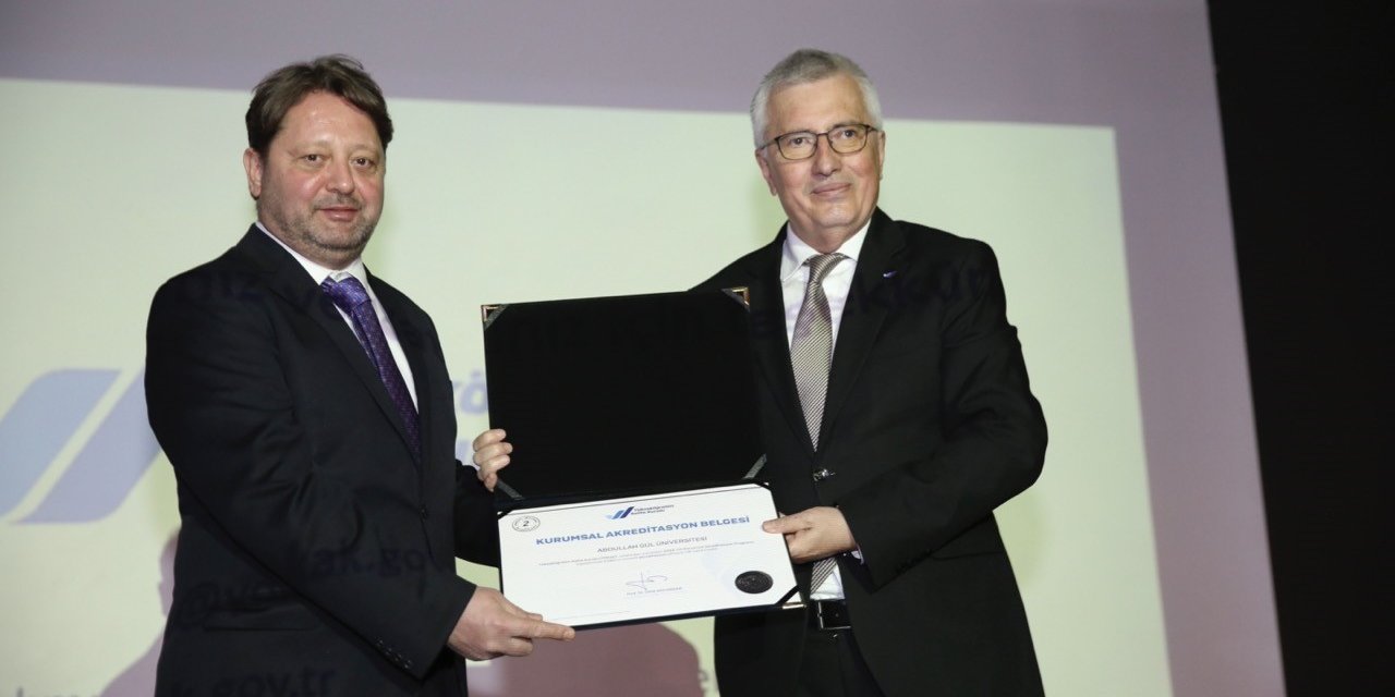 Yükseköğretim Kalite Kurulu’ndan Agü’ye ‘kurumsal Akreditasyon’