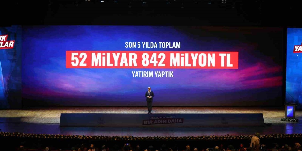 Başkan Altay Konya’ya 5 Yılda Kazandırılan 52,8 Milyarlık Yatırımı Ve Yeni Dönem Projelerini Anlattı