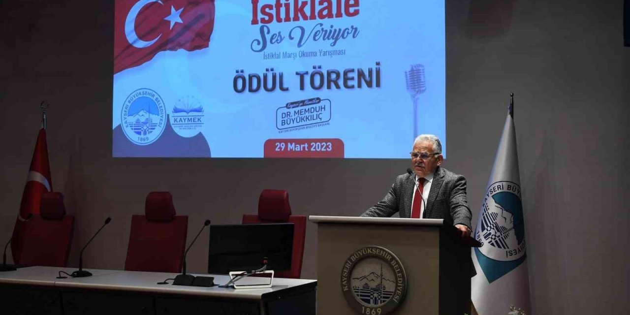 Büyükşehir Kaymek’in İstiklal Marşı Okuma Yarışması Ödül Töreni İçin Geri Sayım Başladı