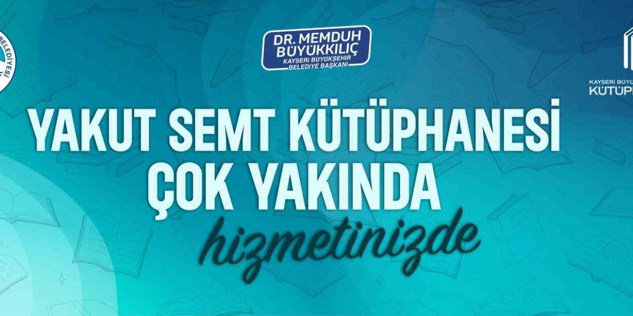 Büyükşehir’in 13’üncü Kütüphanesi Yolda