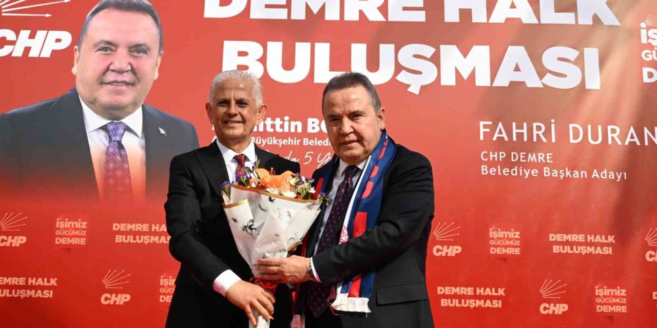 Başkan Böcek, Demre Ve Kaş’ta Seçim Koordinasyon Merkezi Açılışı Yaptı
