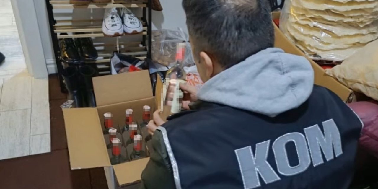 Antalya Merkezli 4 İlde Eş Zamanlı Sahte Alkol Operasyonu: 14 Gözaltı