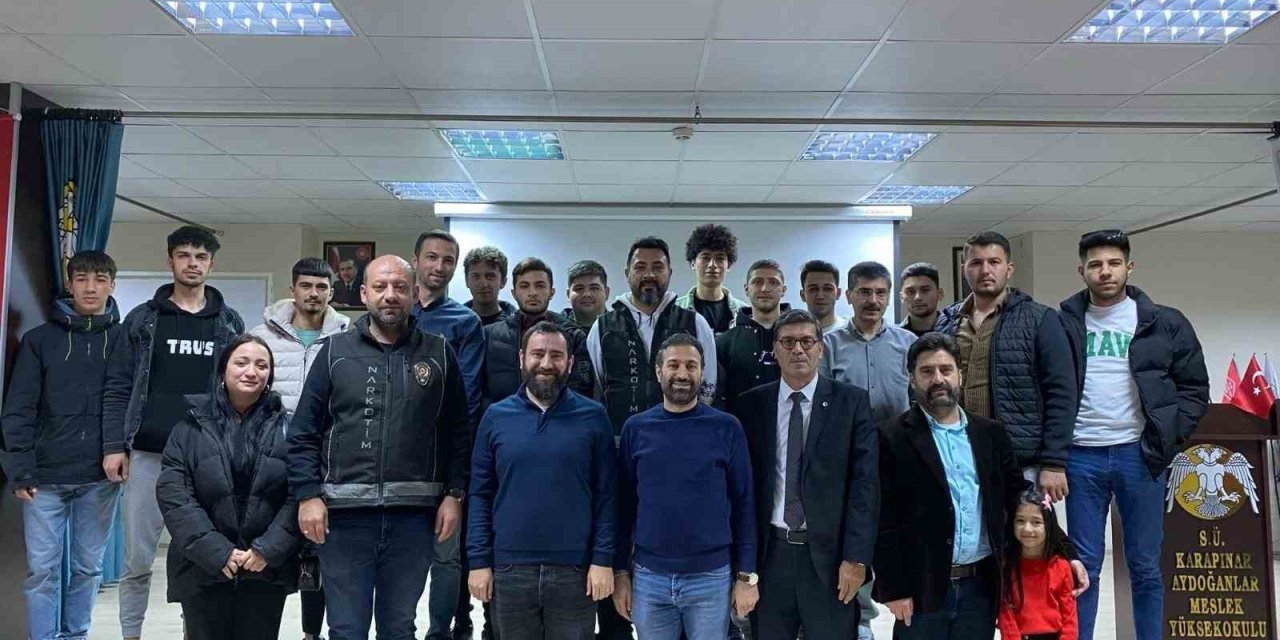 Karapınar’da Üniversite Öğrencilerine "bağımlılıkla Mücadele" Semineri