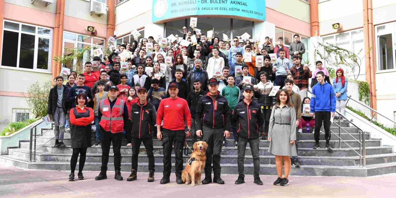 Konyaaltı’nda Özel Öğrencilere Deprem Tatbikatı
