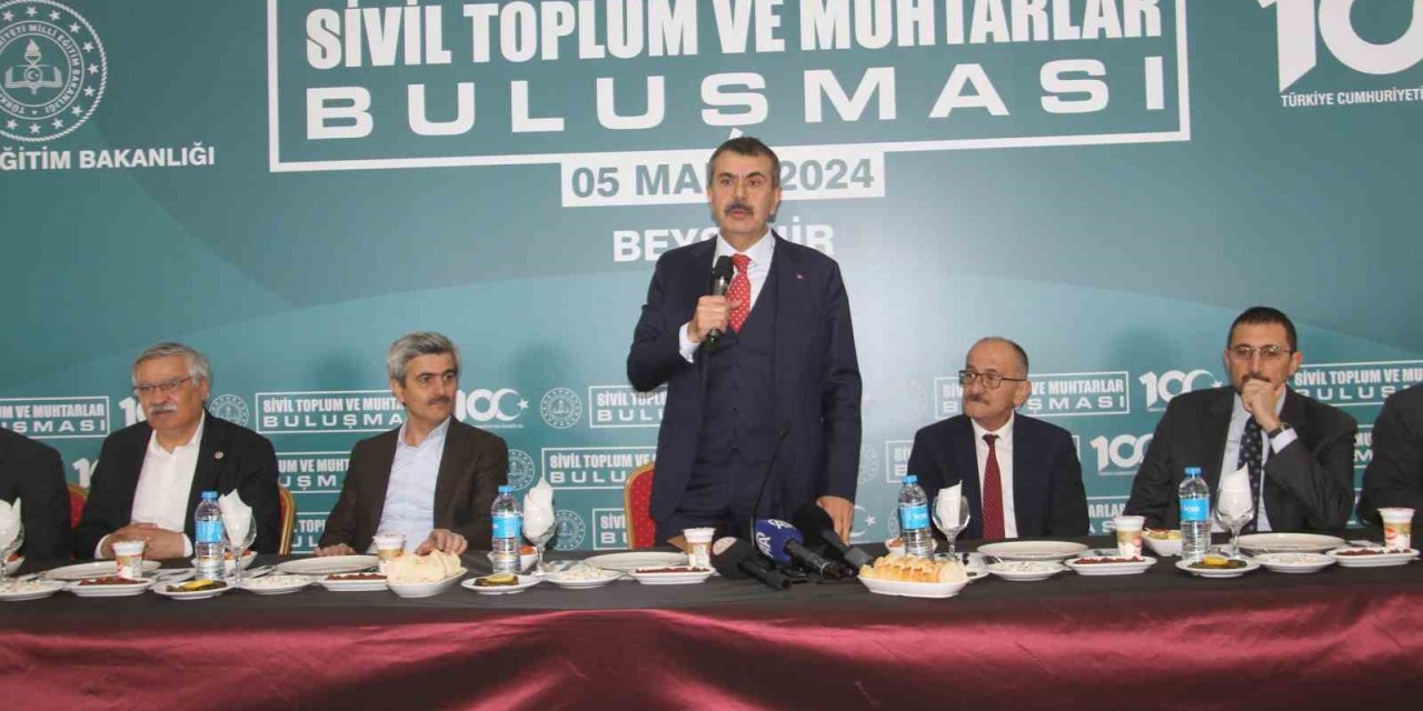 Bakan Tekin: "milli Eğitim Bakanlığı Çok Büyük Bir Aile"