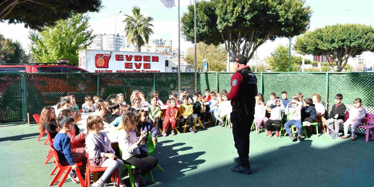 Bu Kez Tatbikata Minikler Katıldı