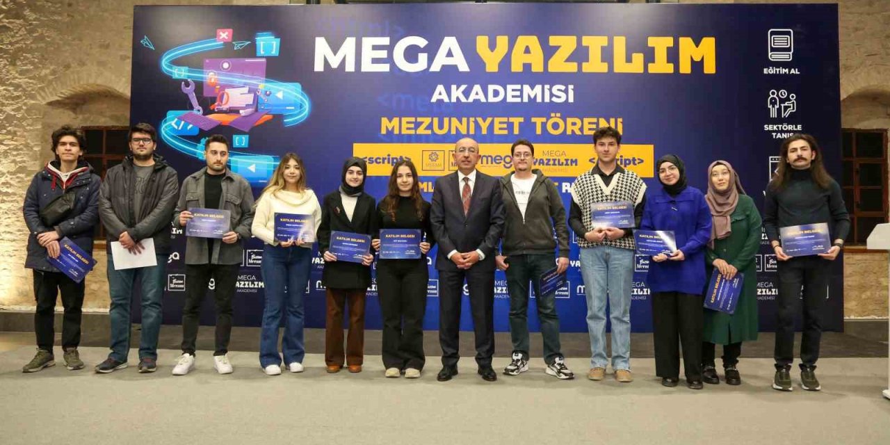 Mega Yazılım Akademisi İlk Mezunlarını Verdi