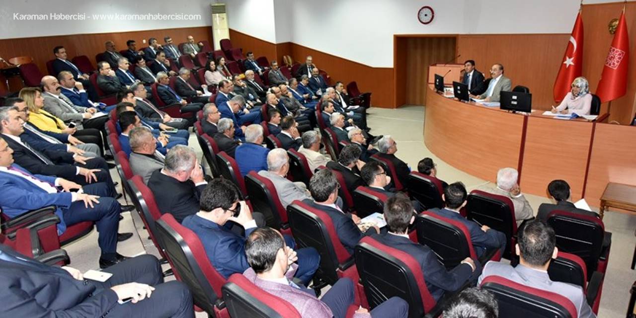 Karaman'da İl Koordinasyon Kurulu Toplantısı Yapıldı