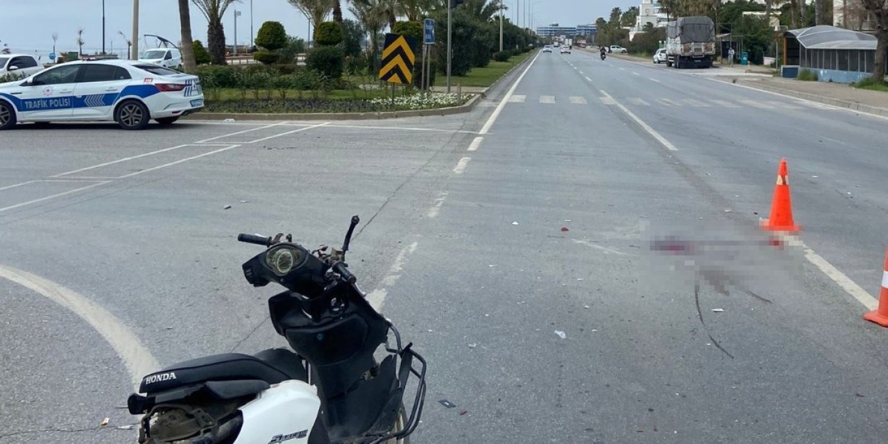 Alanya’da Kamyon İle Motosiklet Çarpıştı: 1 Ölü