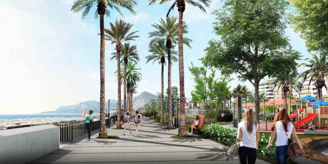 2. Etap Konyaaltı Sahil Projesi Yarın Açılıyor