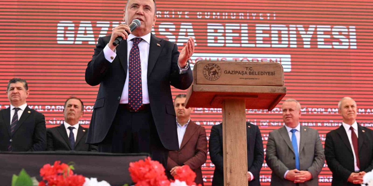 Başkan Böcek: “gazipaşa’ya 925 Milyon Liralık Yatırım Yaptık"