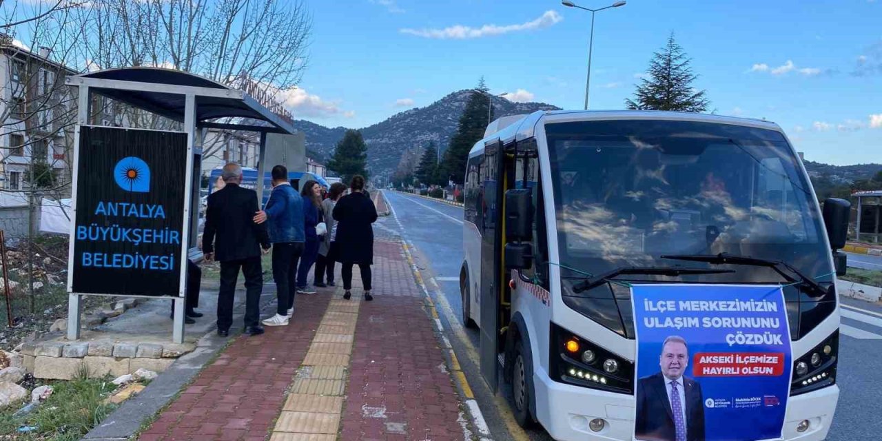 Antalya Büyükşehir’den Akseki’ye Ulaşım Desteği