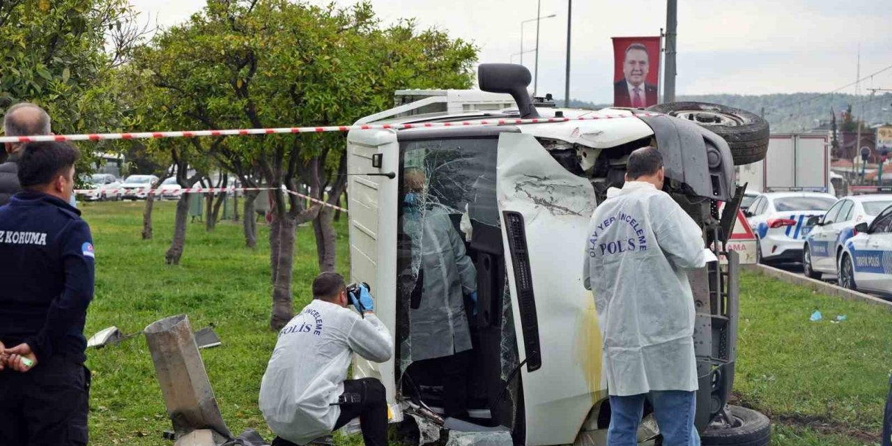 Ceza İnfaz Koruma Aracı Devrildi: 1 Ölü, 1 Yaralı