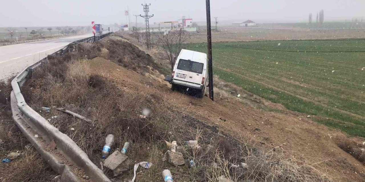 Konya’da Trafik Kazası: 1 Yaralı