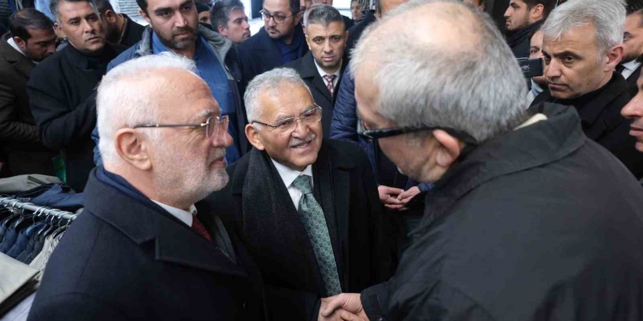 Başkan Büyükkılıç, Kapalı Çarşı Ve Camikebir Esnafı İle Buluştu