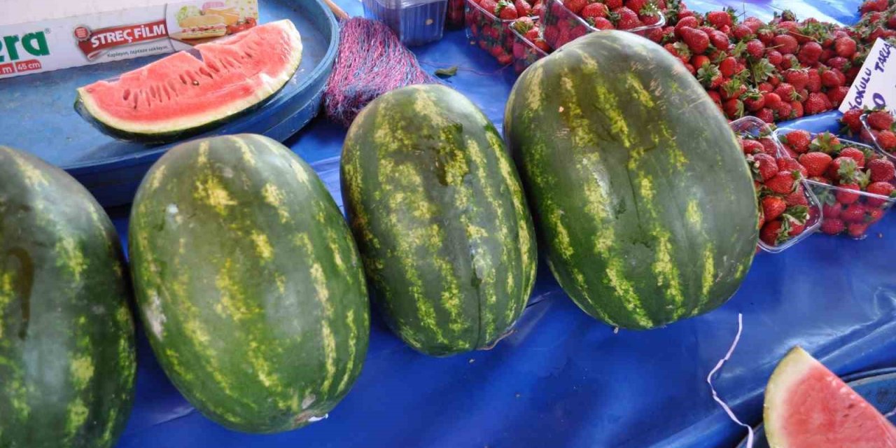 Karpuz Pazar Tezgahlarında Yerini Almaya Başladı