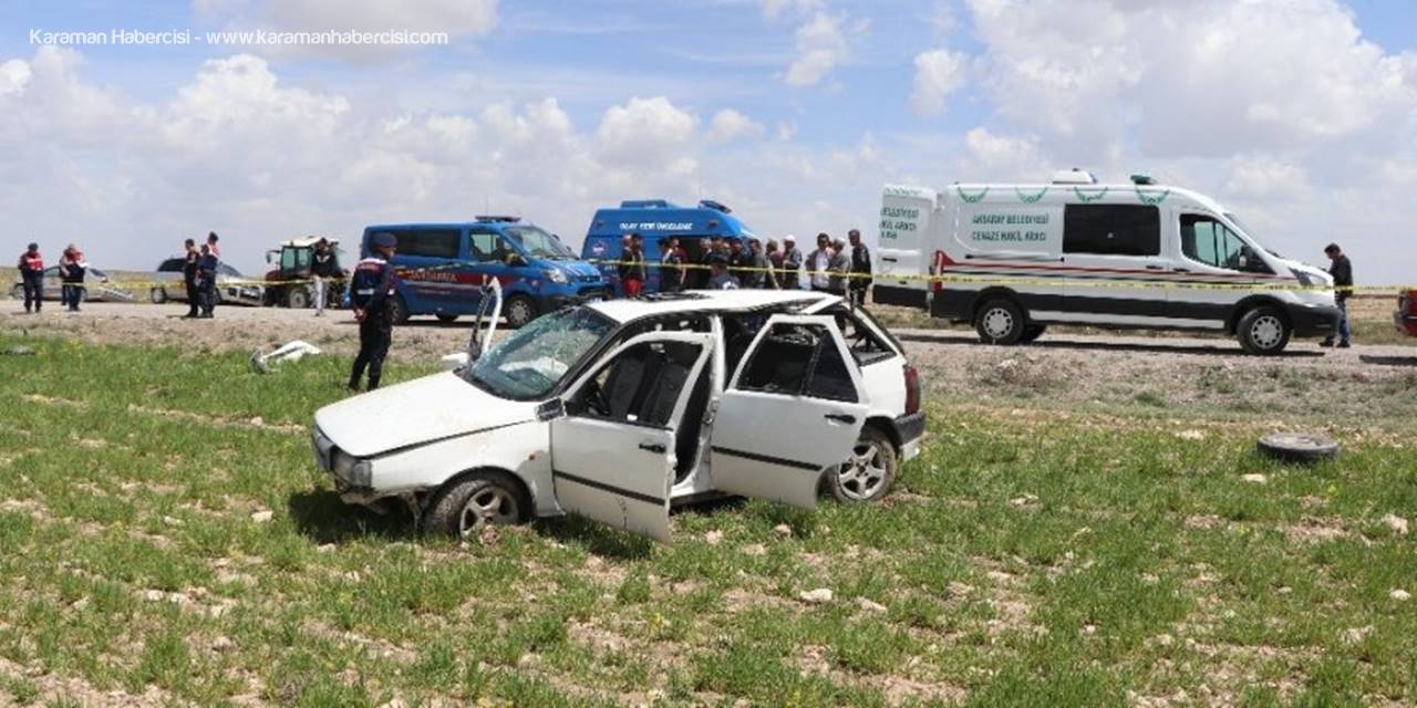 Feci Kaza Otomobil Takla Attı: 1 Ölü, 5 Yaralı