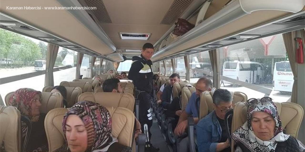 Polisi Ramazan Ayı Öncesi Sürücüleri ve Yolcuları Uyardı