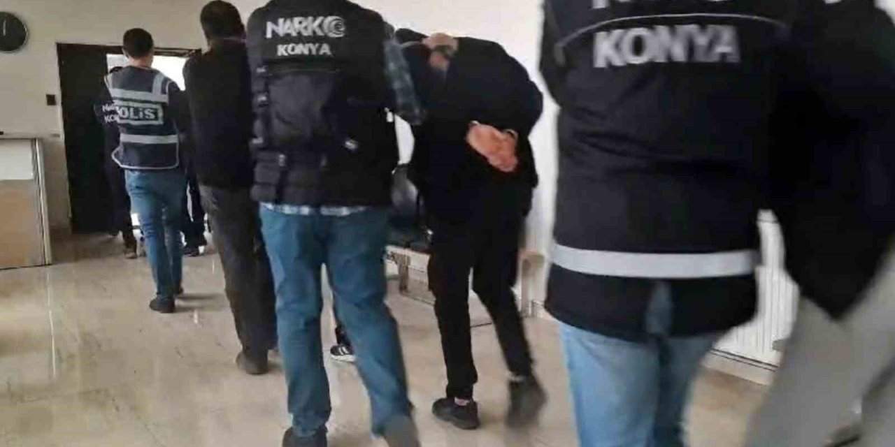 Konya’da Binlerce Uyuşturucu Hap Yakalandı